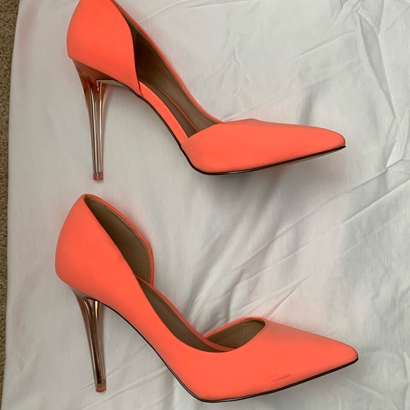 Call It Spring Shoes - Ladies stiletto in coral size 7.5